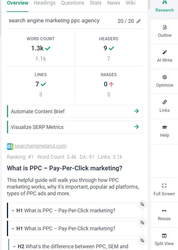 Frase A.I Research tools for 2023 seo trends